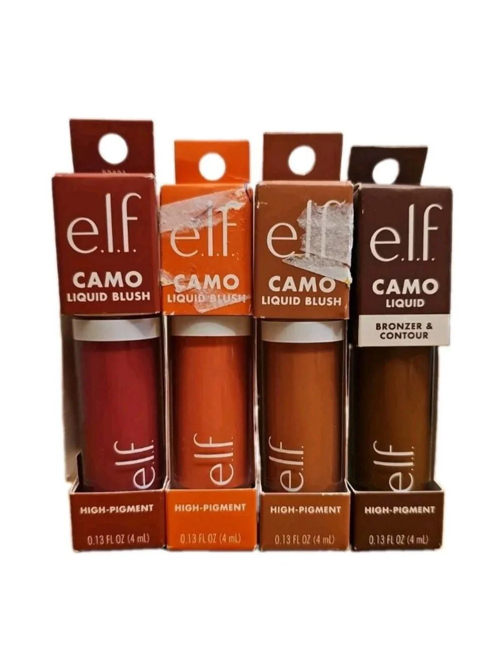 e.l.f. Camo Liquid Blush & Bronzer Contour Set - 4 Piece Bundle - Brand New